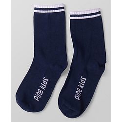Pine Kids Knit Ankle Length Socks with Stripes & Hearts Design Pack of 3 (Color May Vary)