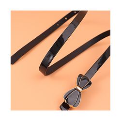 Pine Kids Bow Buckle Belt Free Size - Black