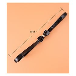 Pine Kids Bow Buckle Belt Free Size - Black