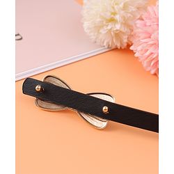 Pine Kids Bow Buckle Belt Free Size - Black