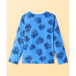 Pine Kids Disney Full Sleeves Night Suit With Aristocats Marie Graphics - Blue
