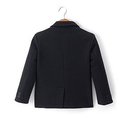 Pine Kids Full Sleeves Solid Colour Blazer - Black