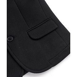 Pine Kids Full Sleeves Solid Colour Blazer - Black
