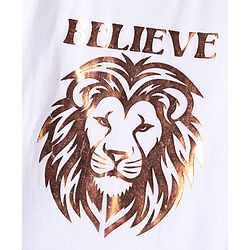 Pine Kids Knit Full Sleeves Solid Color Blazer with Half Sleeves Lion Printed T-Shirt - Maroon