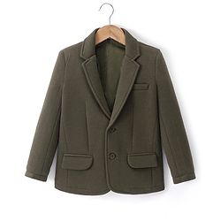 Pine Kids Full Sleeves Solid Colour Blazer - Olive Green