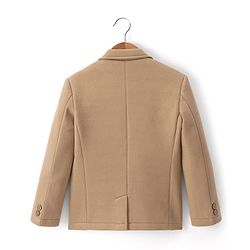 Pine Kids Full Sleeves Solid Colour Blazer - Beige