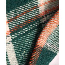 Pine Kids Knit Full Sleeves Checkered Blazer - Green & White