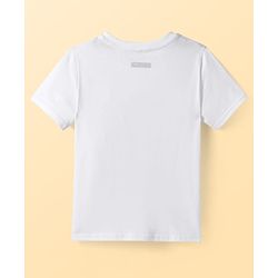 Pine Kids Knit Text Printed T-Shirt & Jeans with Full Sleeves Blazer - Navy Blue & White