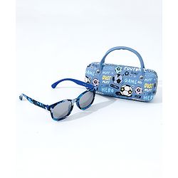 Pine Kids Free Size Sunglasses with Case - Blue