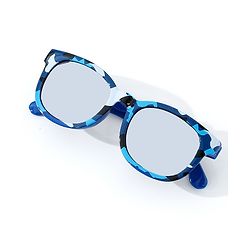 Pine Kids Free Size Sunglasses with Case - Blue