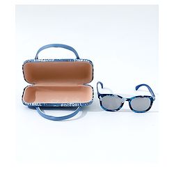 Pine Kids Free Size Sunglasses with Case - Blue