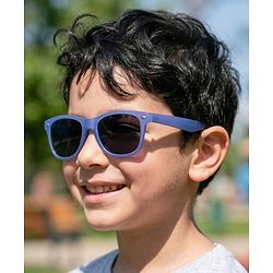 Pine Kids Free Size Sunglasses with Case - Blue