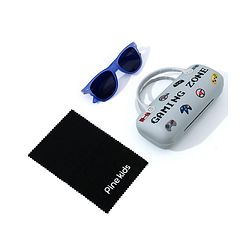 Pine Kids Free Size Sunglasses with Case - Blue