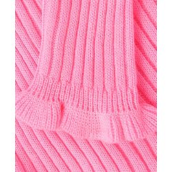 Pine Kids Knit Raglan Full Sleeves Solid Color Sweater - Pink