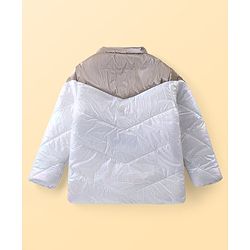 Pine Kids Full Sleeves Cut and Sew Jacket Solid Colour With Detachable Hood - Gold