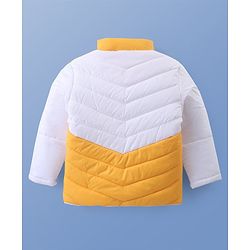 Pine Kids Woven Full Sleeves High Neck Color Block Padded Jacket- Multicolor