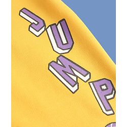 Pine Kids Full Length Track Pants Text Print - Yellow