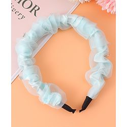 Pine Kids Free Size Hair Band With Rhinestone Detailing - Light Blue