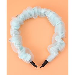 Pine Kids Free Size Hair Band With Rhinestone Detailing - Light Blue