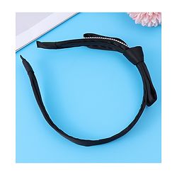 Pine Kids Hair Band with Bow - Black