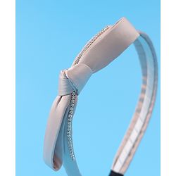 Pine Kids Hair Band with Bow - Purple