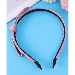Pine Kids Hair Band with Bow Free Size - Pink
