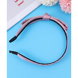 Pine Kids Hair Band with Bow Free Size - Pink