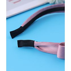 Pine Kids Hair Band with Bow Free Size - Pink