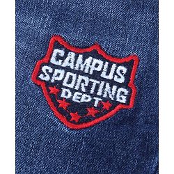 Pine Kids Denim Woven Full Length Washed Jeans With Badge Detailing - Navy