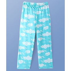 Pine Kids Cotton Knit Half Sleeves Night Suit With Text Print - Light Pink & Blue