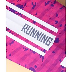 Pine Active Full Length Super Stretch Abstract Printed Leggings - Pink