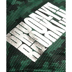 Pine Active Knitted Half Sleeves T-Shirt With Text & Camouflage Print - Dark Green