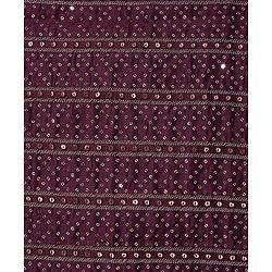 Pine Kids Woven Full Sleeves Sequin Embroidered Kurta Pyjama Set - Wine