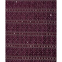 Pine Kids Woven Full Sleeves Sequin Embroidered Kurta Pyjama Set - Wine