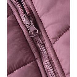 Pine Kids Woven Sleeveless Reversible Padded Jacket with solid colour   - Plum