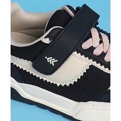Pine Kids Velcro Closure Casual Shoes - Black