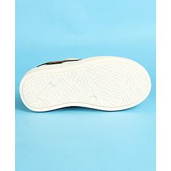 Pine Kids Velcro Closure Casual Shoes - White & Blue