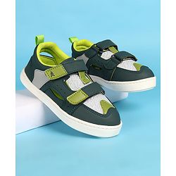 Pine Kids Velcro Closure Casual Shoes - Green