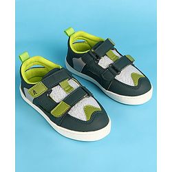 Pine Kids Velcro Closure Casual Shoes - Green