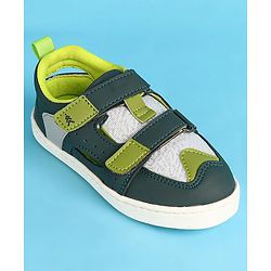 Pine Kids Velcro Closure Casual Shoes - Green