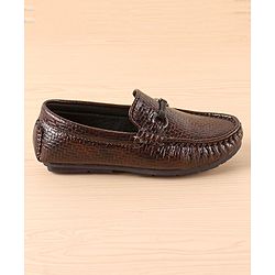 Pine Kids Slip On  Loafer Shoes -  Brown