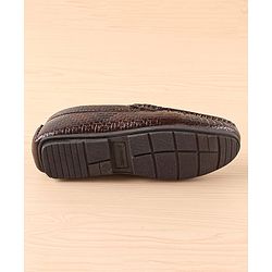 Pine Kids Slip On  Loafer Shoes -  Brown
