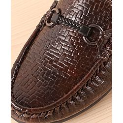 Pine Kids Slip On  Loafer Shoes -  Brown