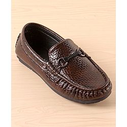Pine Kids Slip On  Loafer Shoes -  Brown