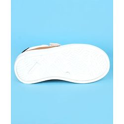Pine Kids Velcro Closer Casual Shoes - White & Navy Blue