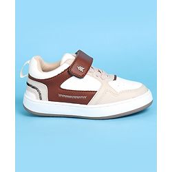 Pine Kids Velcro Closure Casual Shoes - Beige