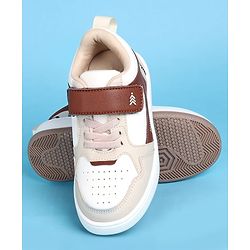 Pine Kids Velcro Closure Casual Shoes - Beige