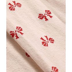 Babyoye Knit Full Length Footed Tights with Bow Design - Tan