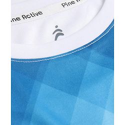 Pine Active Super Microfiber High Resistence Knit Sleeveless Color Block T-Shirt - White