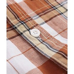 Pine Kids Cotton Woven Full Sleeves Checkered Shirt With Printed T-Shirt - White